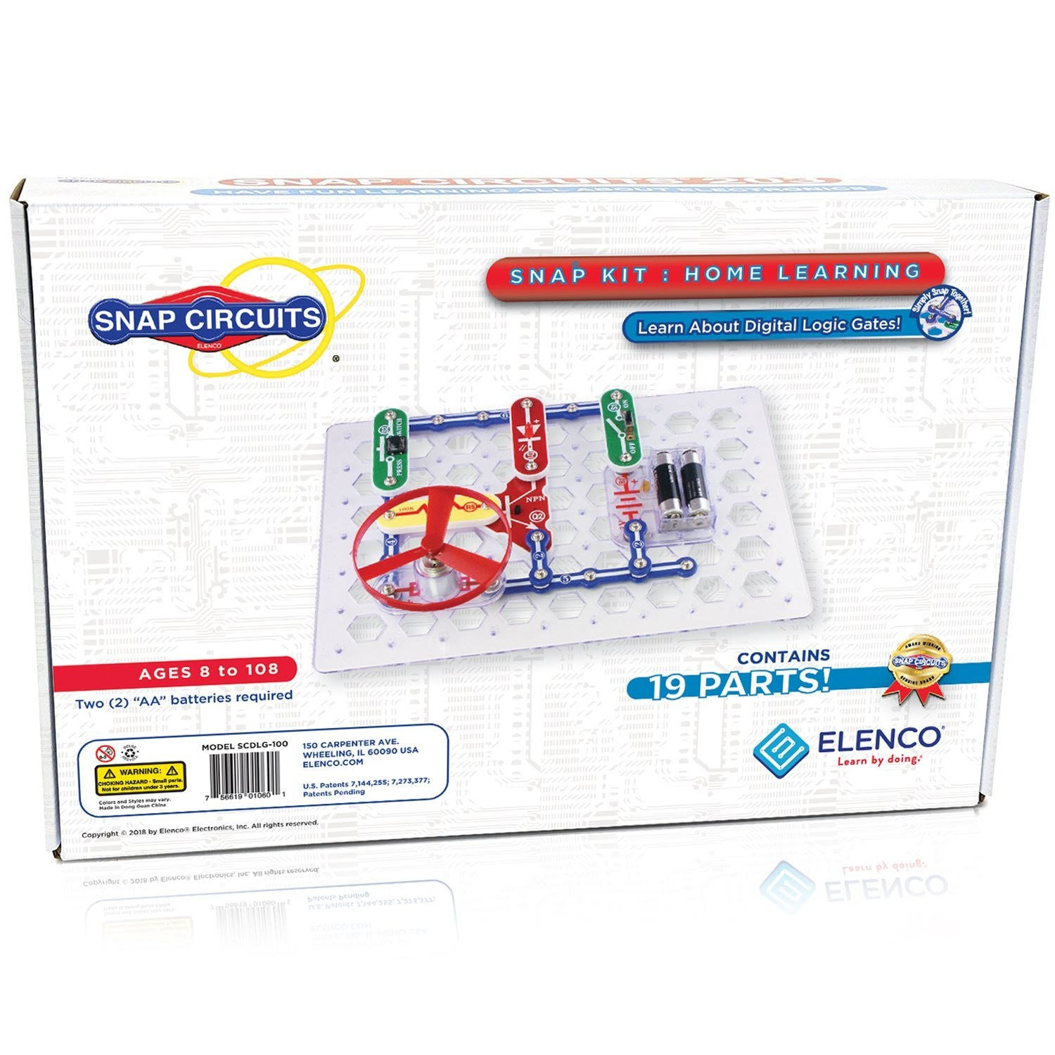 Snap Circuits Home School Education Electronics Discovery Kit. Delivery Is Free