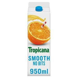 Tropicana Orange Juice Smooth 950 ml