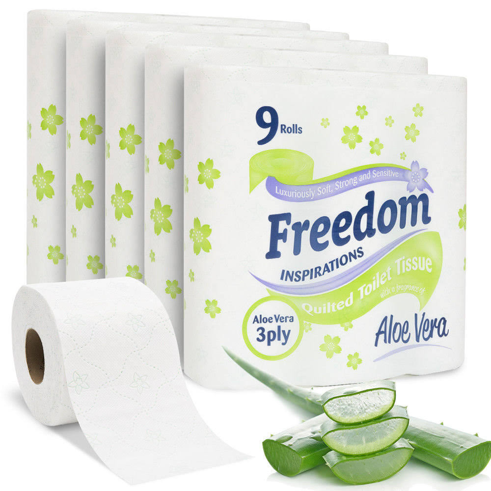 Freedom Toilet Roll - Aloe Vera, 9pk