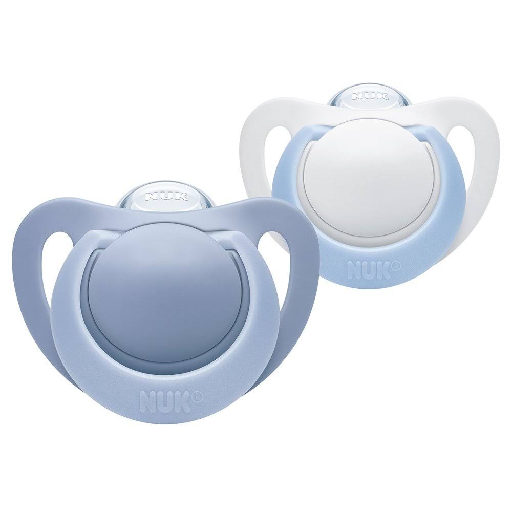 Nuk Genius Silicone Soother Blue 0-6 Months