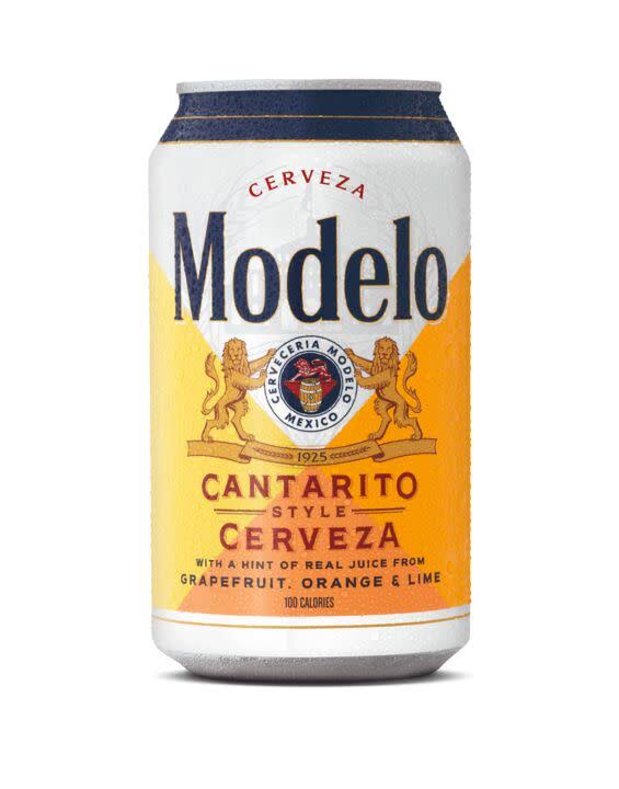 Modelo Cerveza, Cantarito Style - 12 pack, 12 fl oz cans
