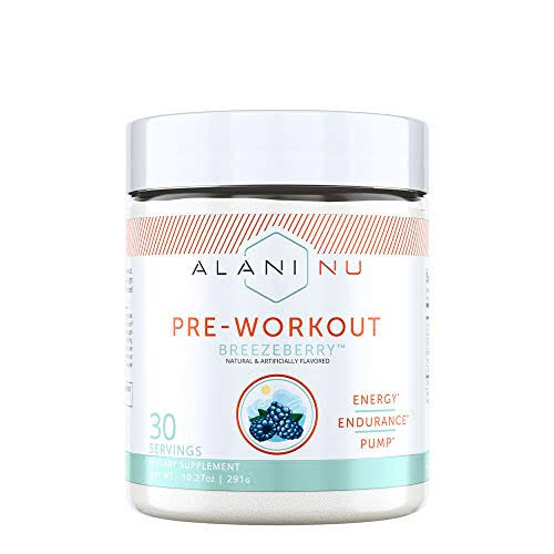 Alani Nu Pre-Workout 30 Servings Breezeberry