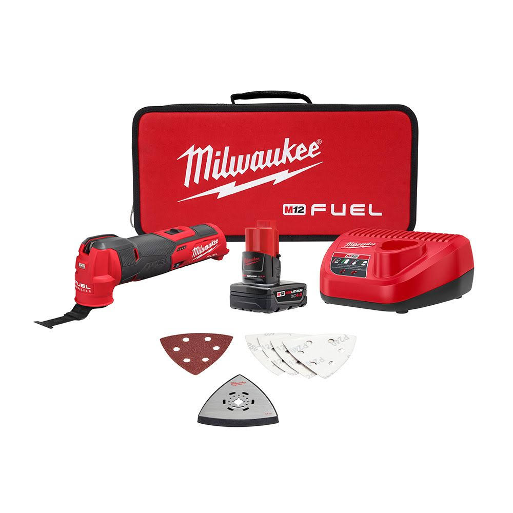 Milwaukee 2526-21XC M12 FUEL Oscillating Multi-Tool Kit
