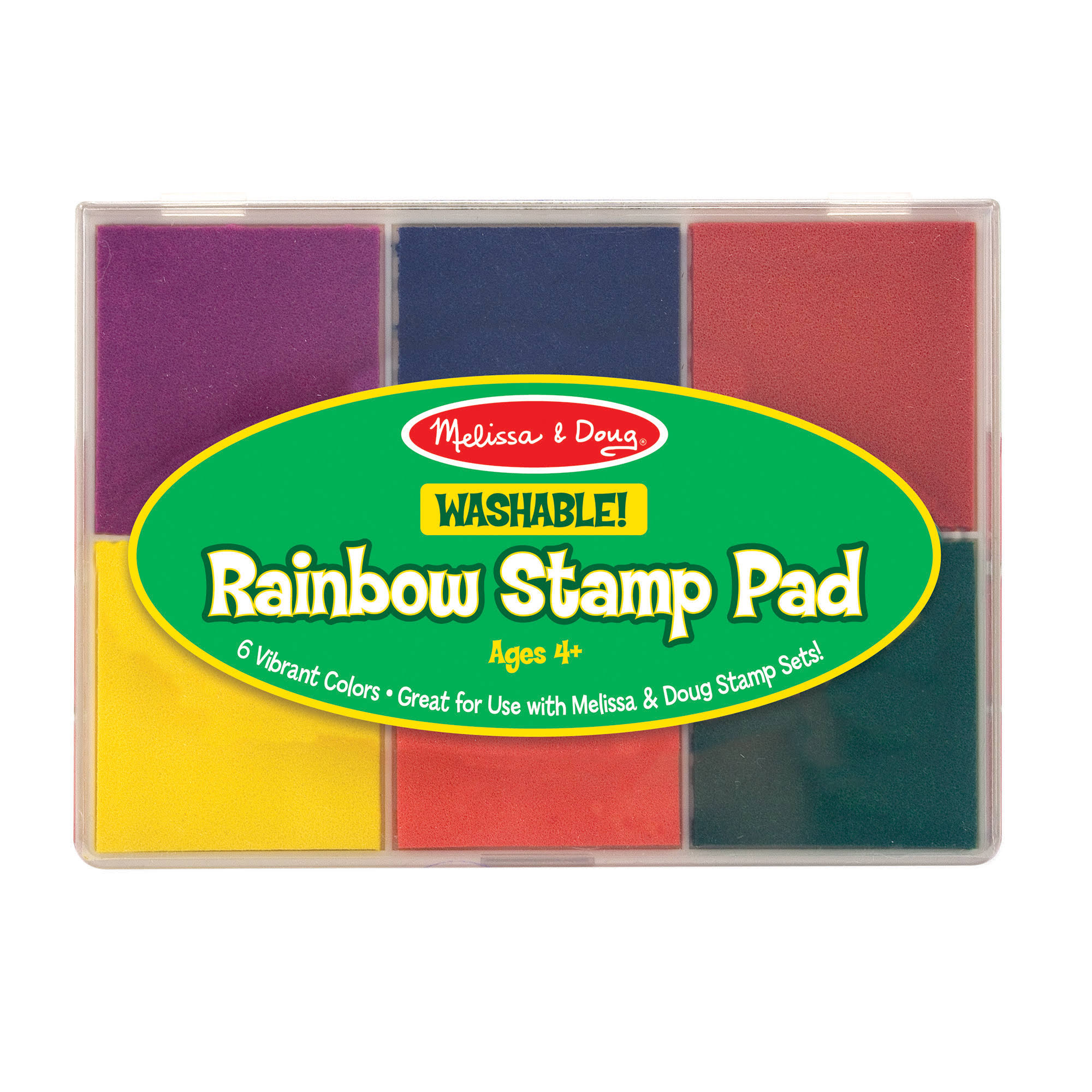 Melissa & Doug Rainbow Stamp Pad - 6 Colours