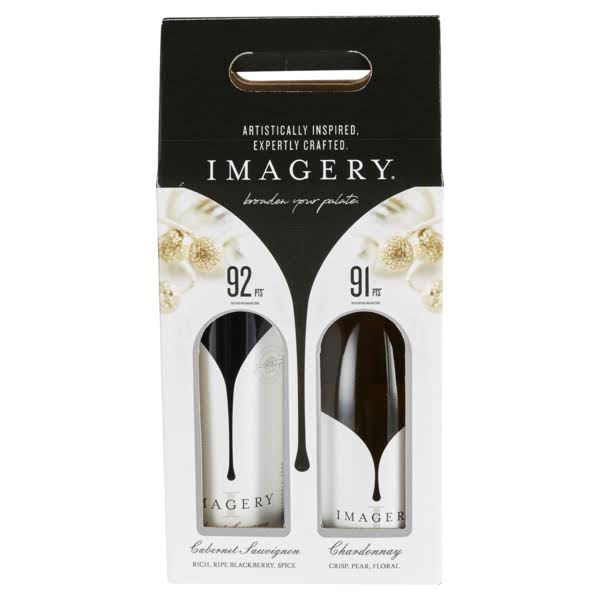 California Growers Winery Imagery Holiday Gift Set - 750 ml