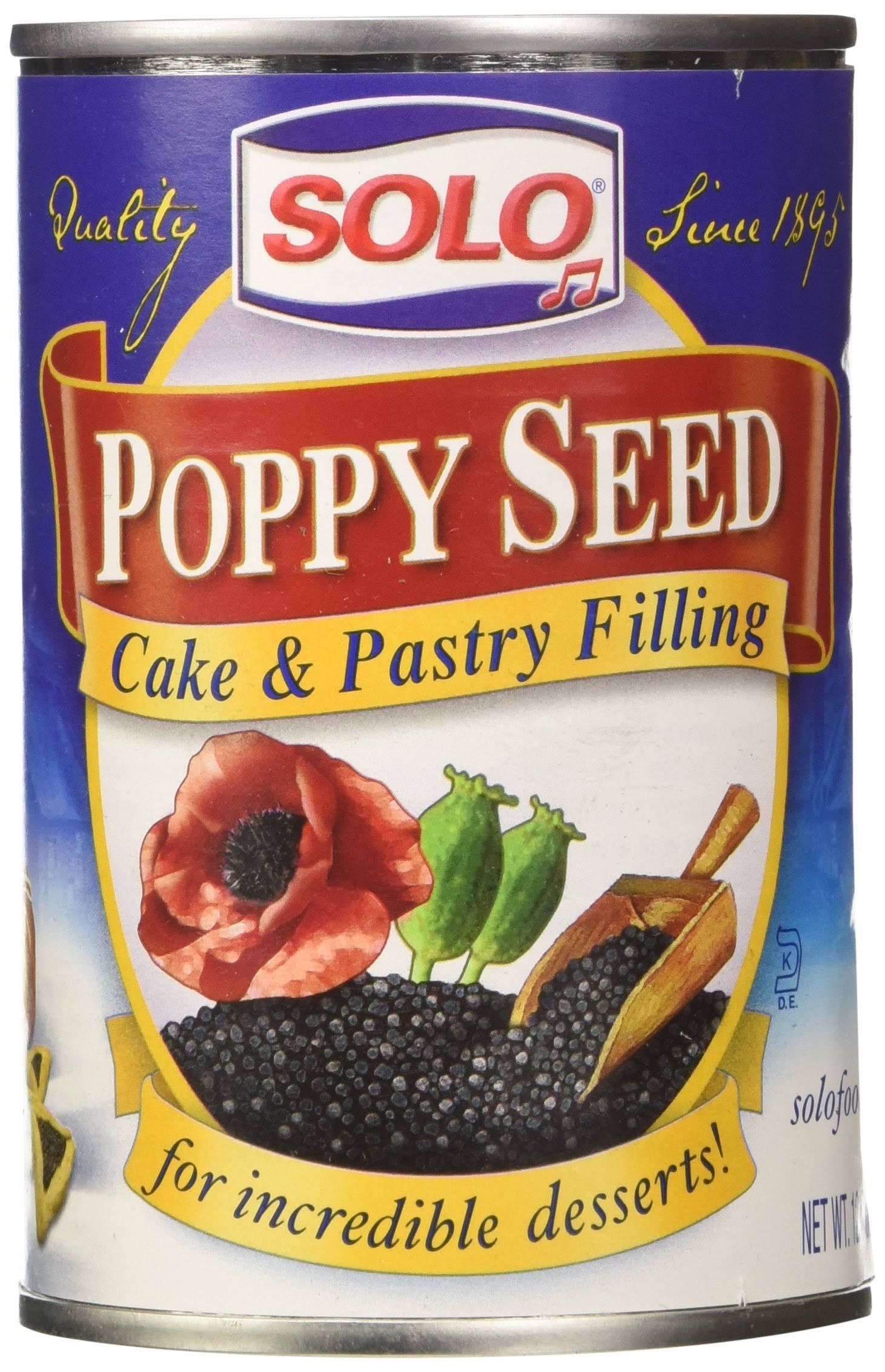 Solo Cake and Pastry Filling Poppy Seed - 12.5oz