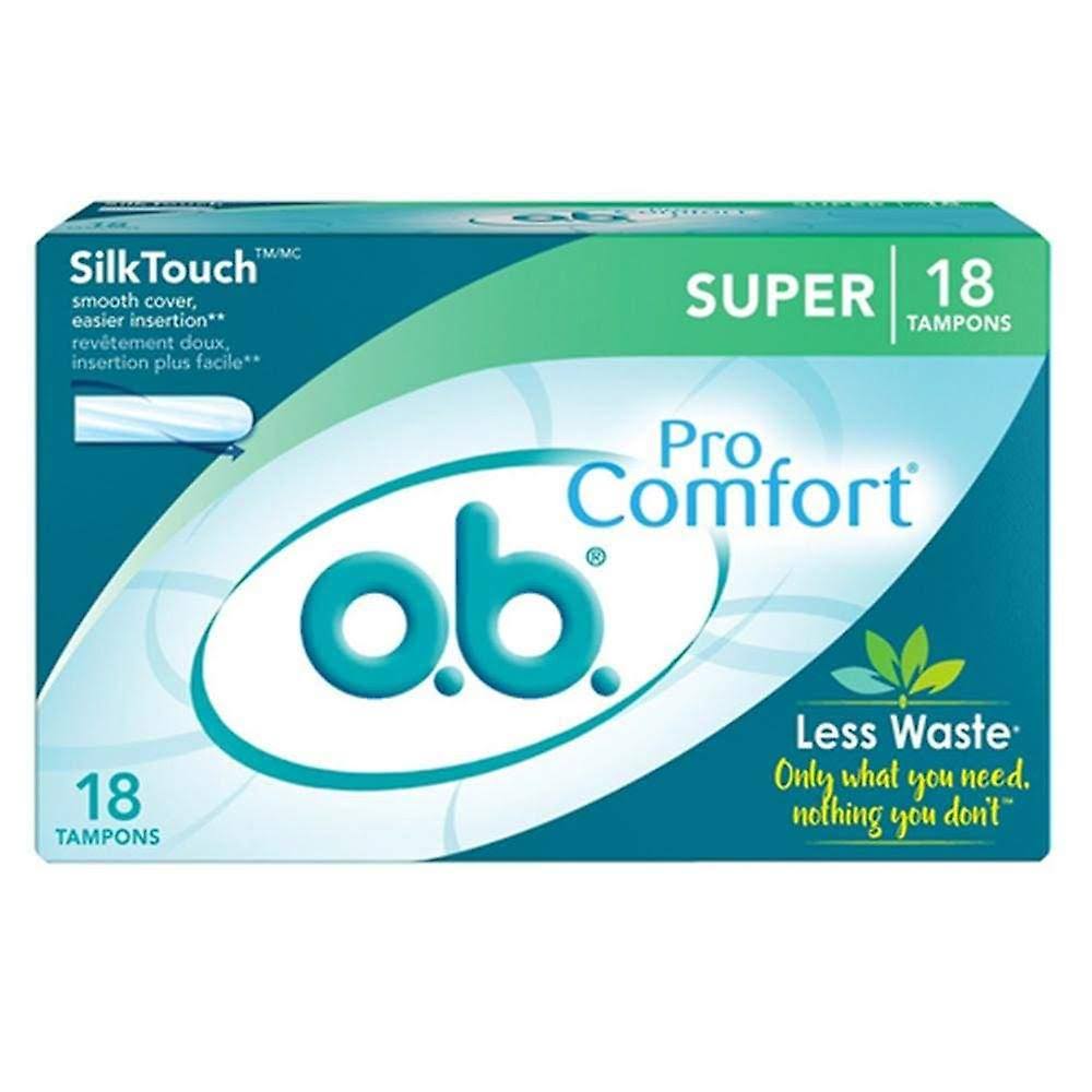O.B. Pro Comfort Tampons - Super, 18 Tampons