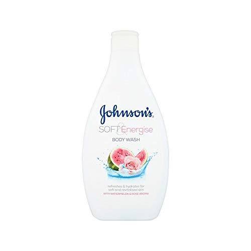 Johnsons Soft and Energise Body Wash - with Watermelon and Rose Aroma, 400ml