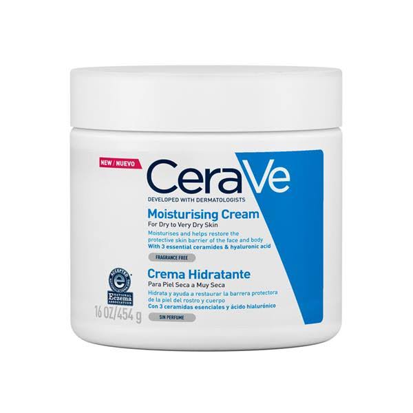 CeraVe Moisturising Cream 454g + Free Cream to Foam Cleanser 50ml