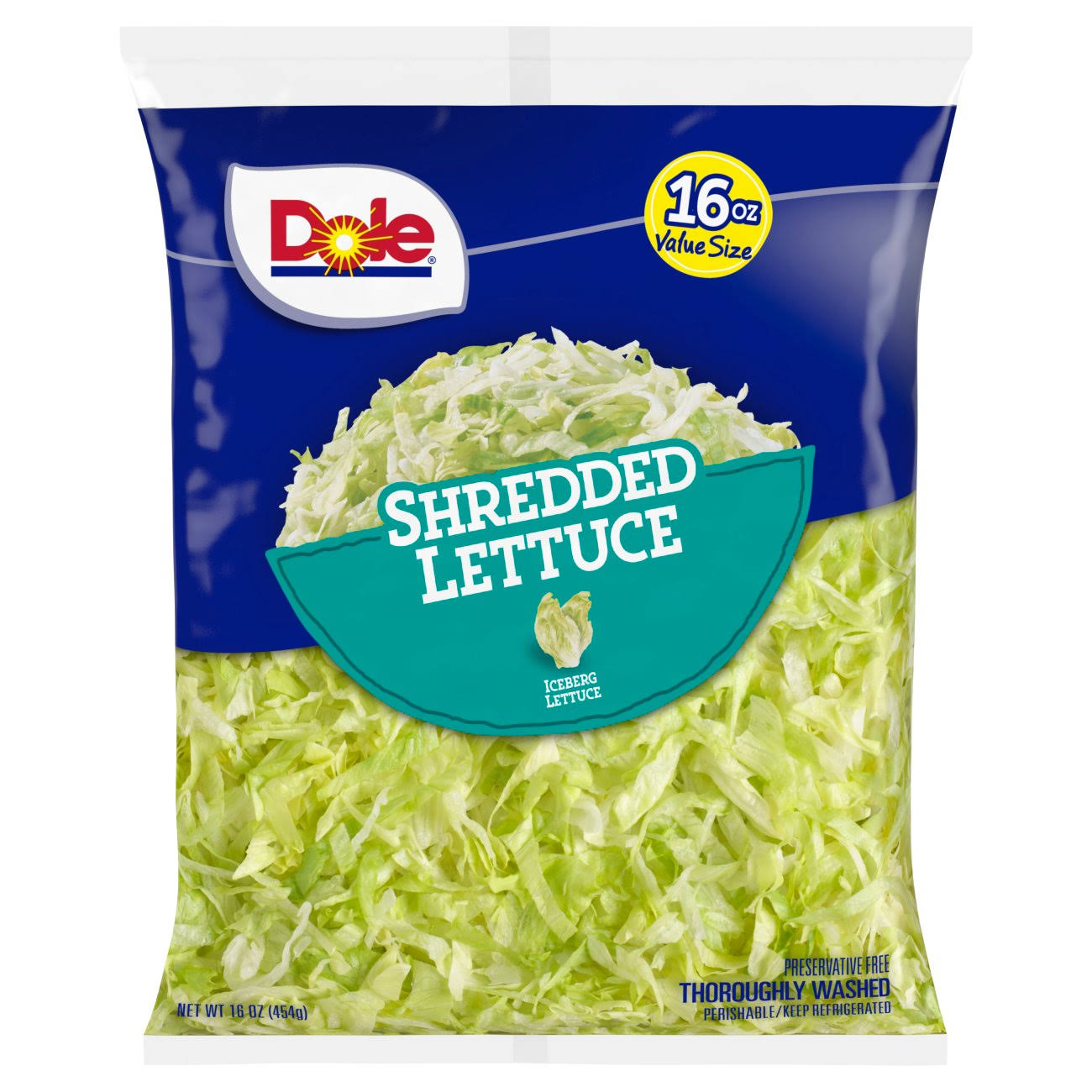 Dole Family Sized Shredded Lettuce - 16oz