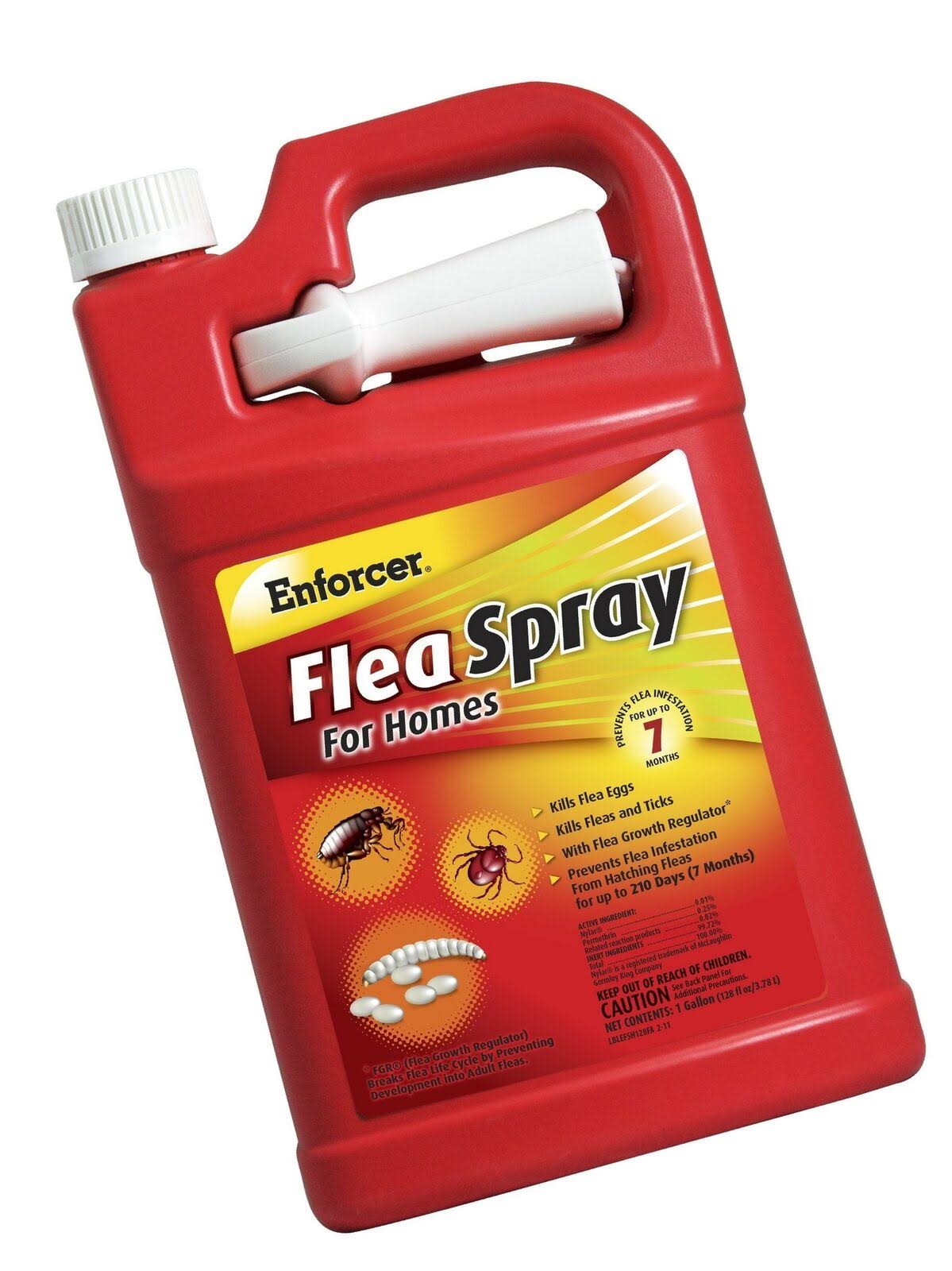 Enforcer Flea Spray for Homes - 1 Gallon, Fresh Linen Scent