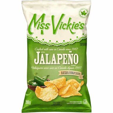 Miss Vickie's Kettle Cooked Jalapeno Potato Chips 200g/7.1 oz. {Imported from Canada} | Caffeine Cams Coffee & Candy Company