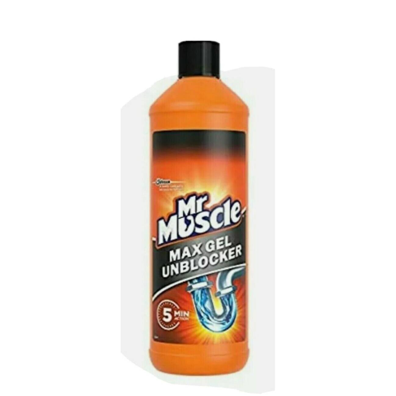 Mr Muscle Kitchen & Bathroom Drain Gel - 500ml Plus 100% Extra Free