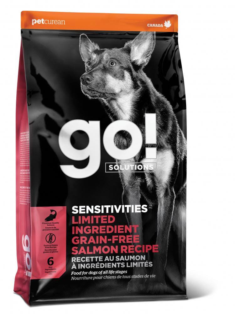 Go! Sensitivities Limited Ingredient Salmon Grain-Free Dry Dog Food, 12-lb BAG.