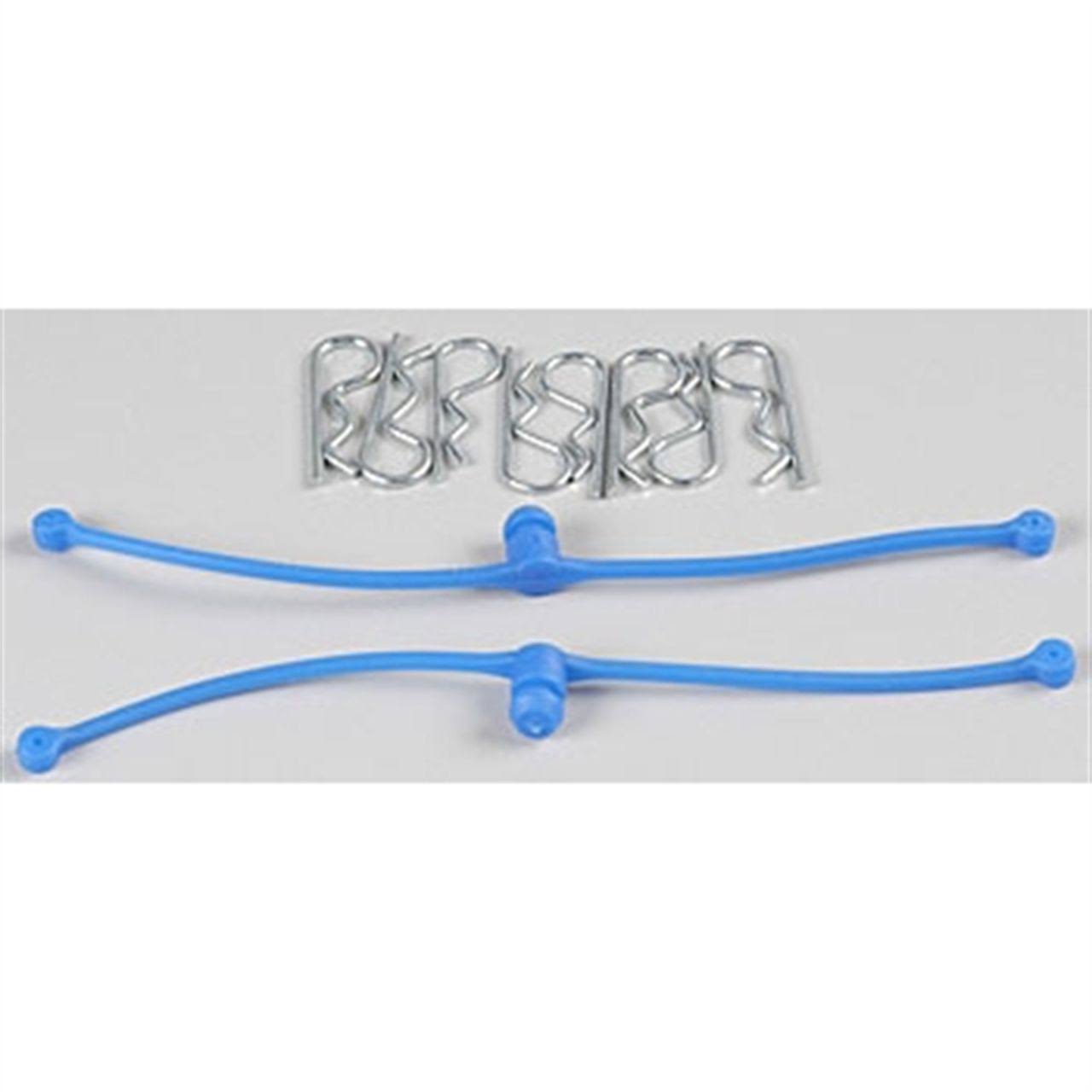 Dubro Products DUB2249 2249 Body Klip Retainers Blue (2)