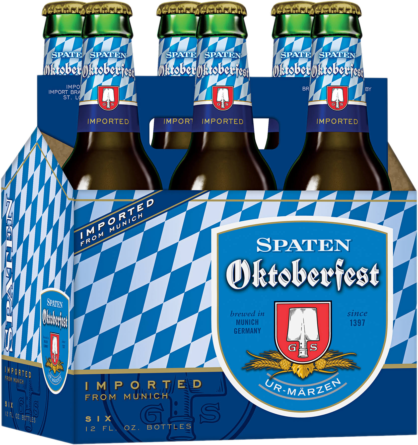 Spaten Beer, Imported Premium, Munich Oktoberfest - 6 pack, 12 fl oz bottles