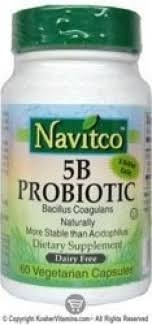 Navitco 5B 5 Billion Probiotic - 60 Vegetarian Capsules