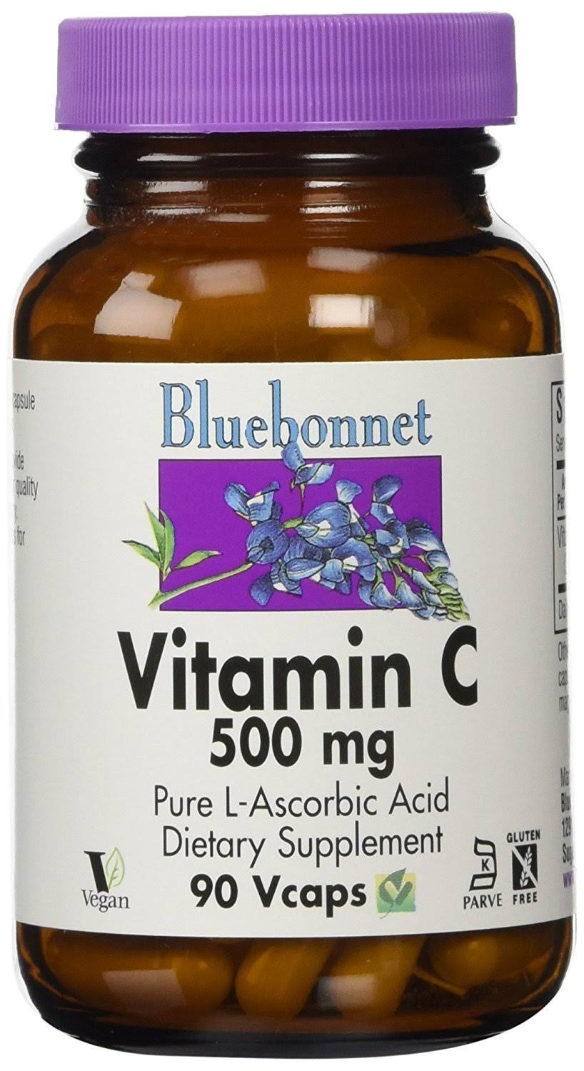 Bluebonnet Vitamin C 500 Mg-90 Vegetable Capsules