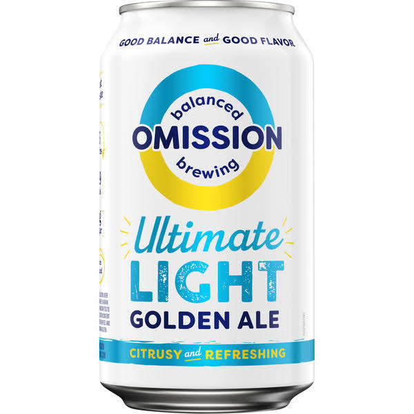 Omission Brewing Co. Ultimate Light Golden Ale Can (12 oz)