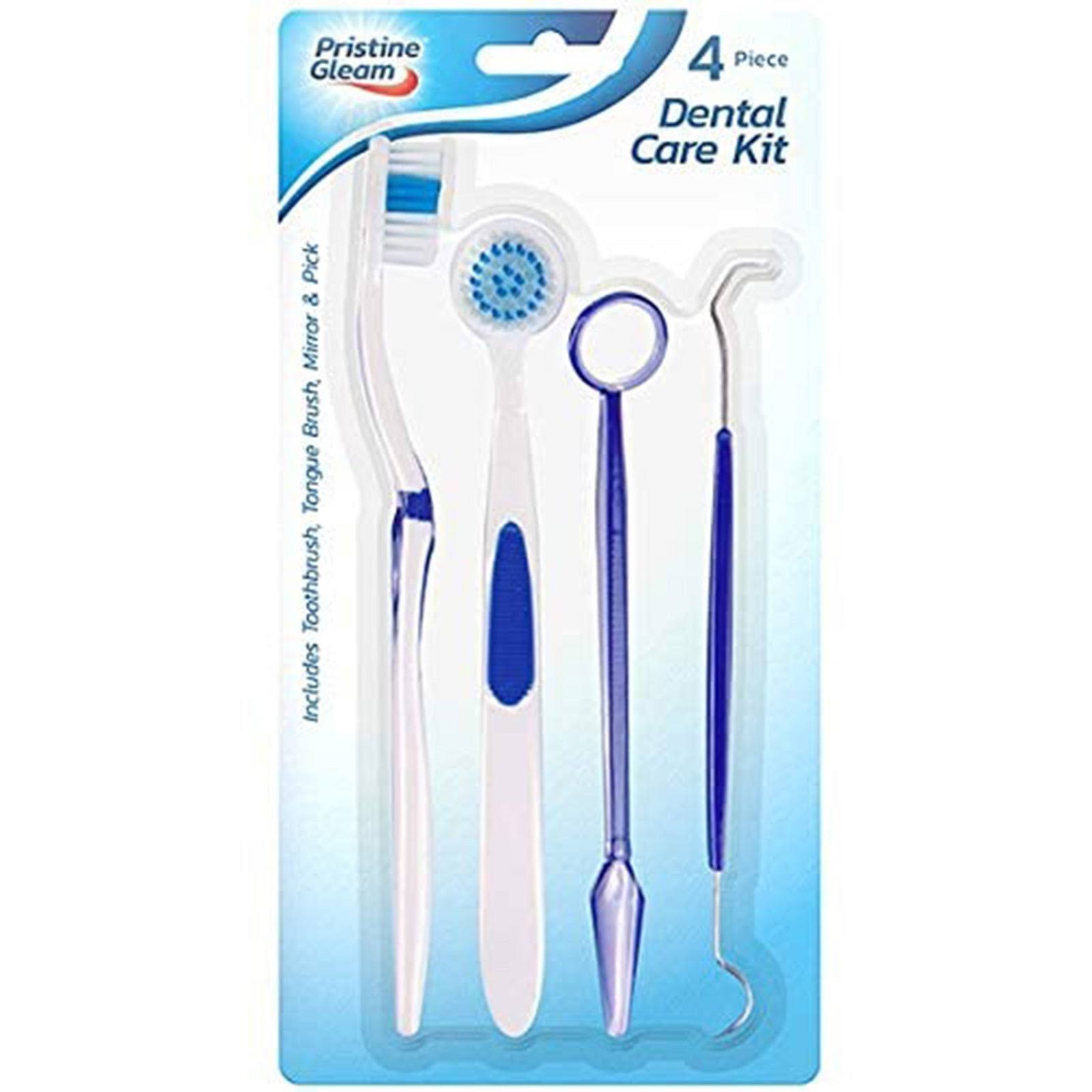Pristine Gleam - 4-Piece Dental Care Kit