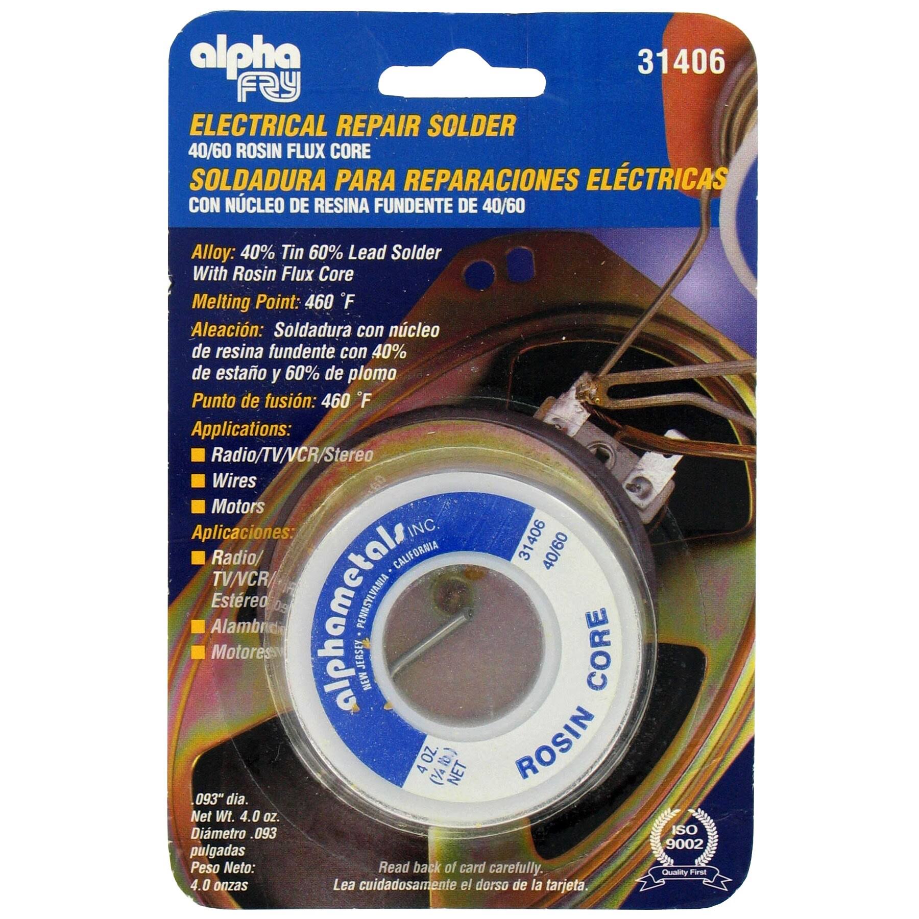 Alpha Fry General Electrical Repair Solder - 4oz