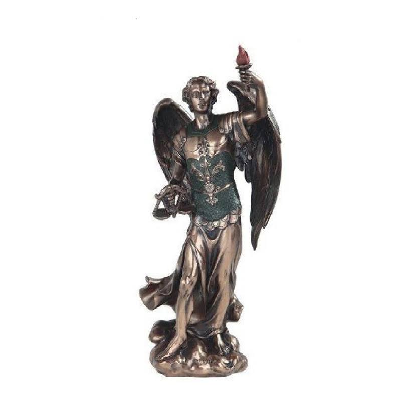 13cm Archangel Uriel Holy Figurine Religious Decoration Statue | Decor