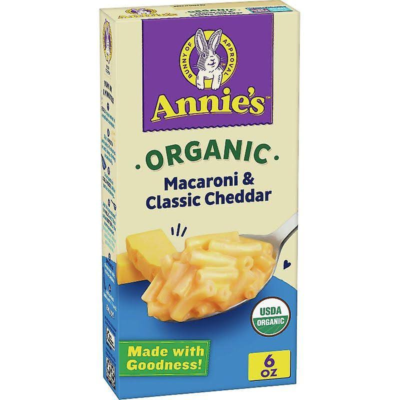 Annie's Organic Classic Macaroni & Cheddar Cheese, 6 oz