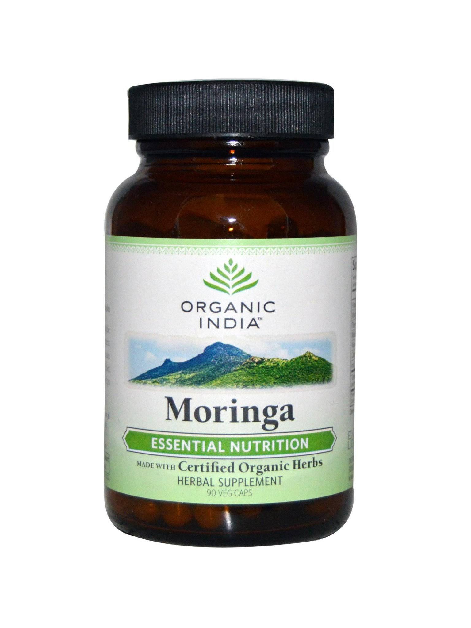 Organic India Moringa Dietary Supplement - 90 Capsules