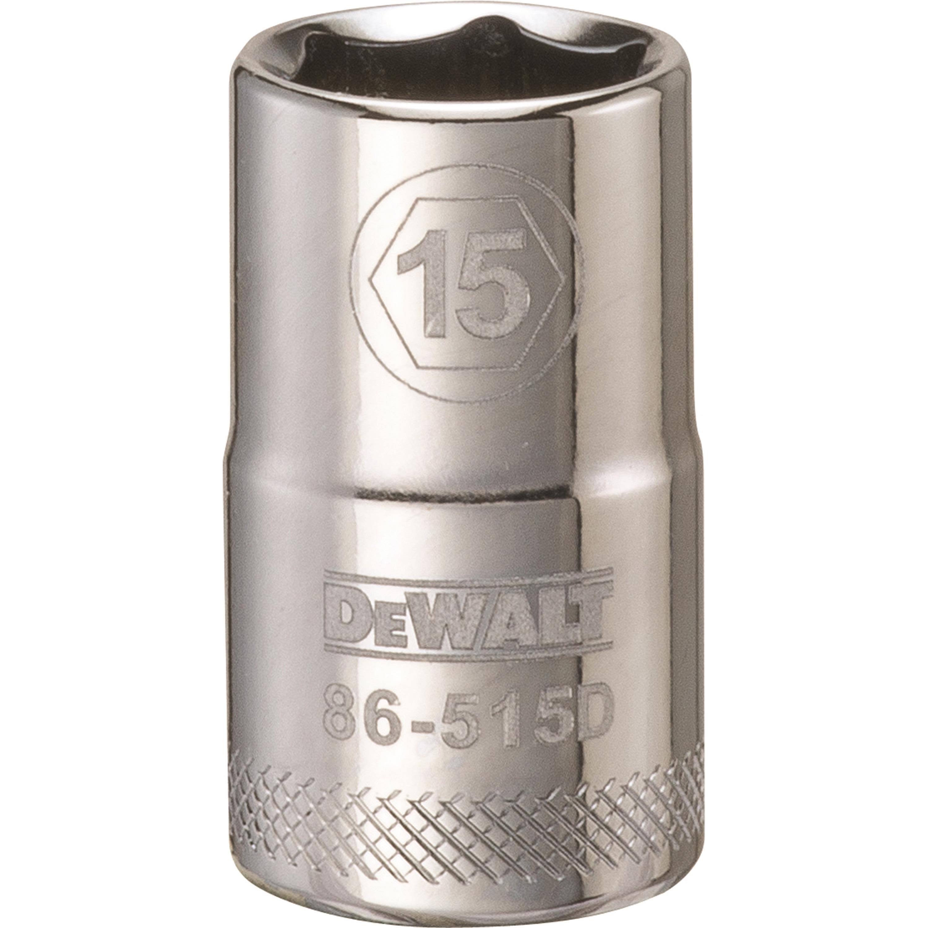 Stanley Tools Dwmt86515osp Socket - 1/2" Drive, 6PT, 15mm