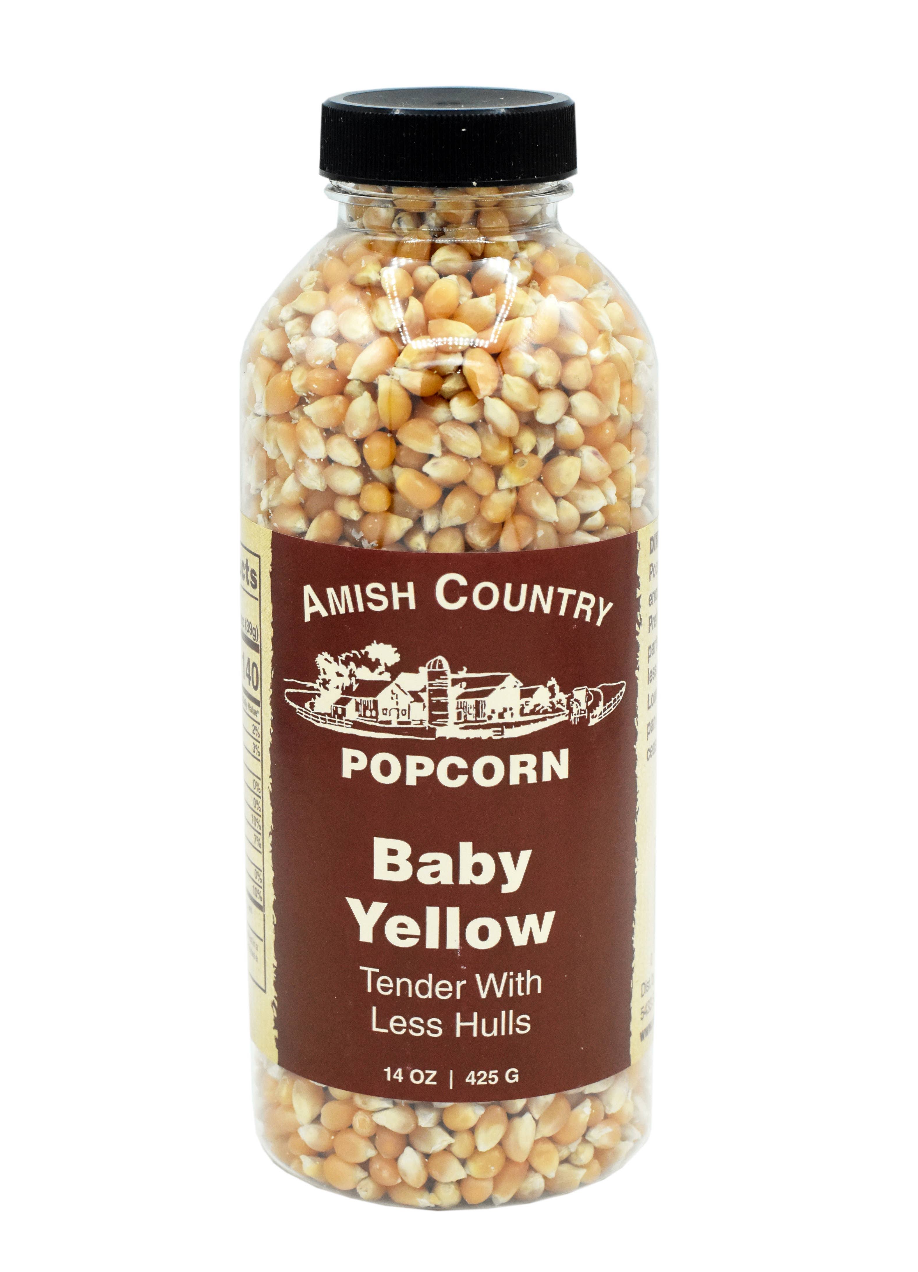 Amish Country Baby Yellow Popcorn Bottle, 14 oz
