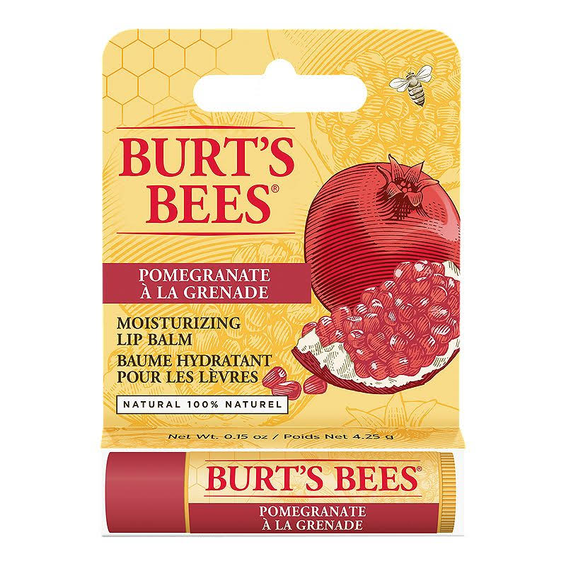 Burt's Bees Replenishing Lip Balm - Pomegranate, 4.25g