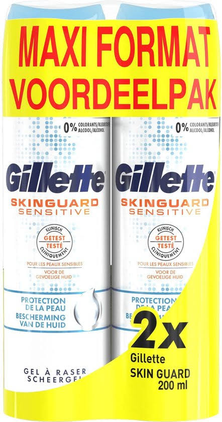 Gillette Skinguard Gel 2 x 200 ml Sensitive