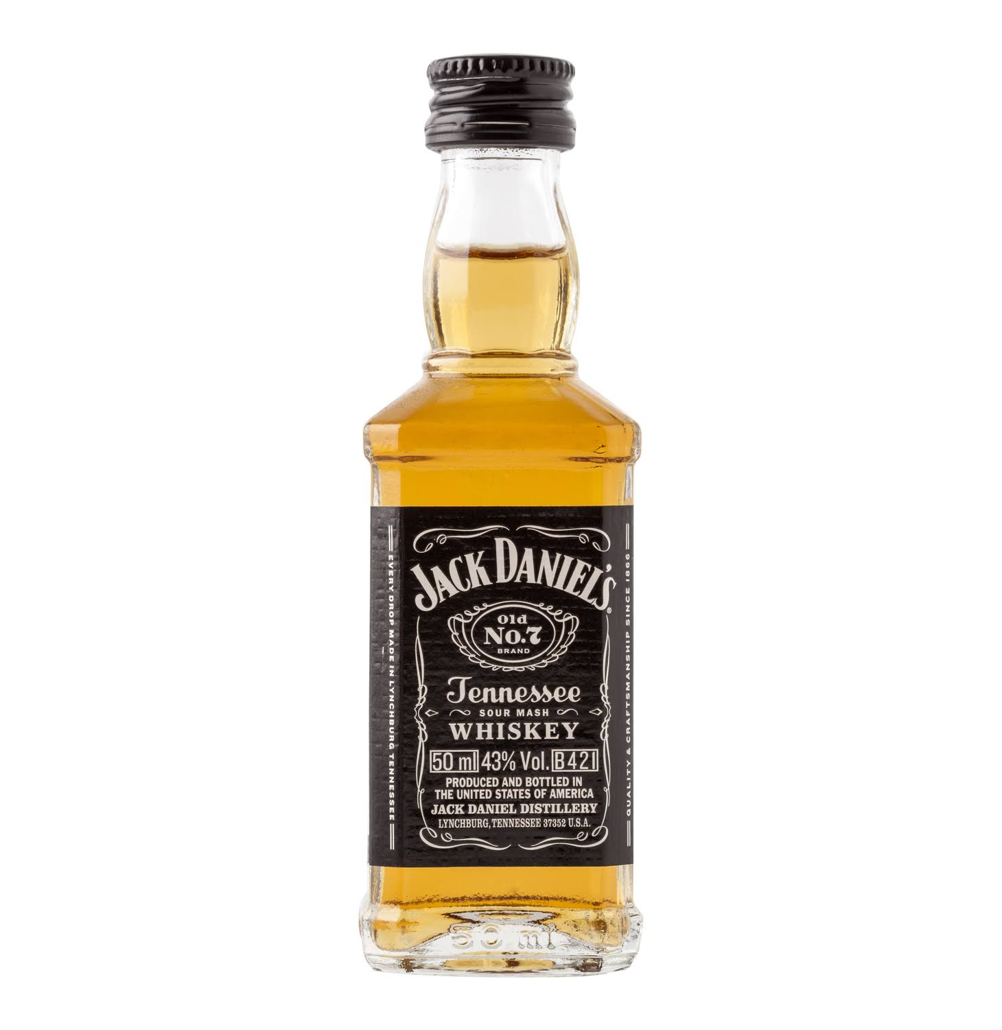 Jack Daniel's Old No. 7 Tennessee Whiskey Miniature 50ml