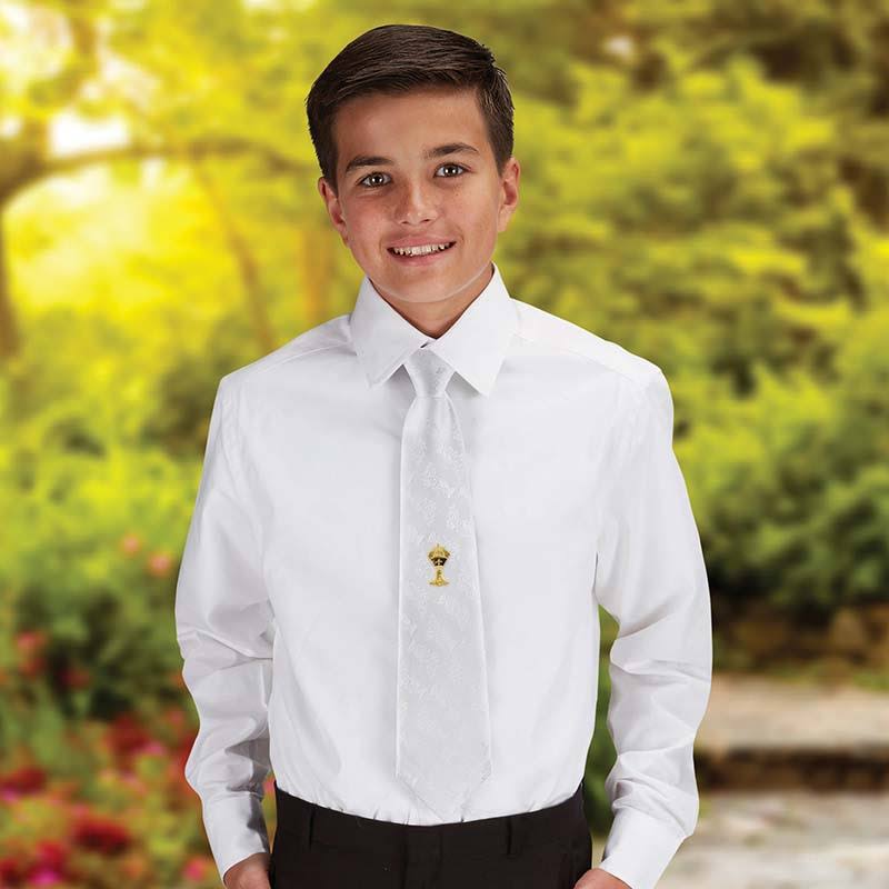 6 Sacred Traditions F2025 First Communion Adjustable Chalice Brocade Tie ($7.16 @ 6 min)