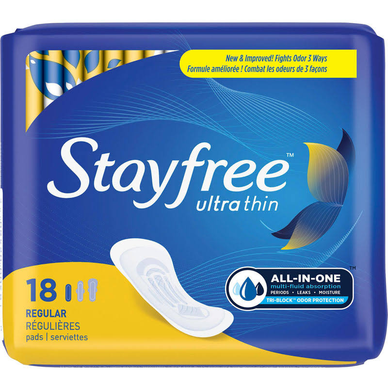 Stayfree Ultra Thin Regular Maxi Pads - 18ct