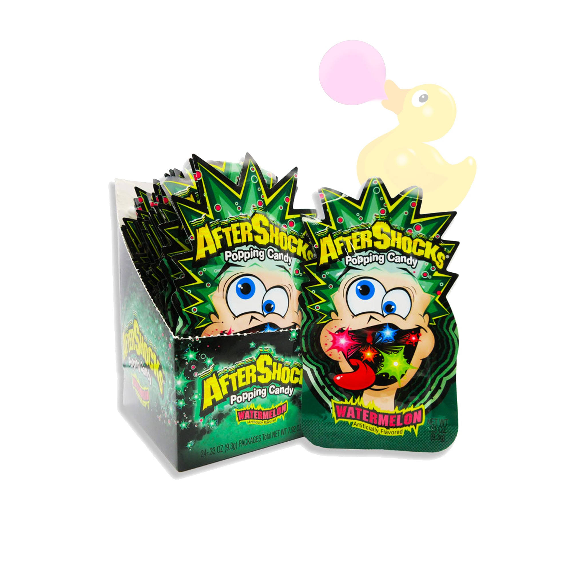 Aftershocks Popping Candy Watermelon - 9.3g