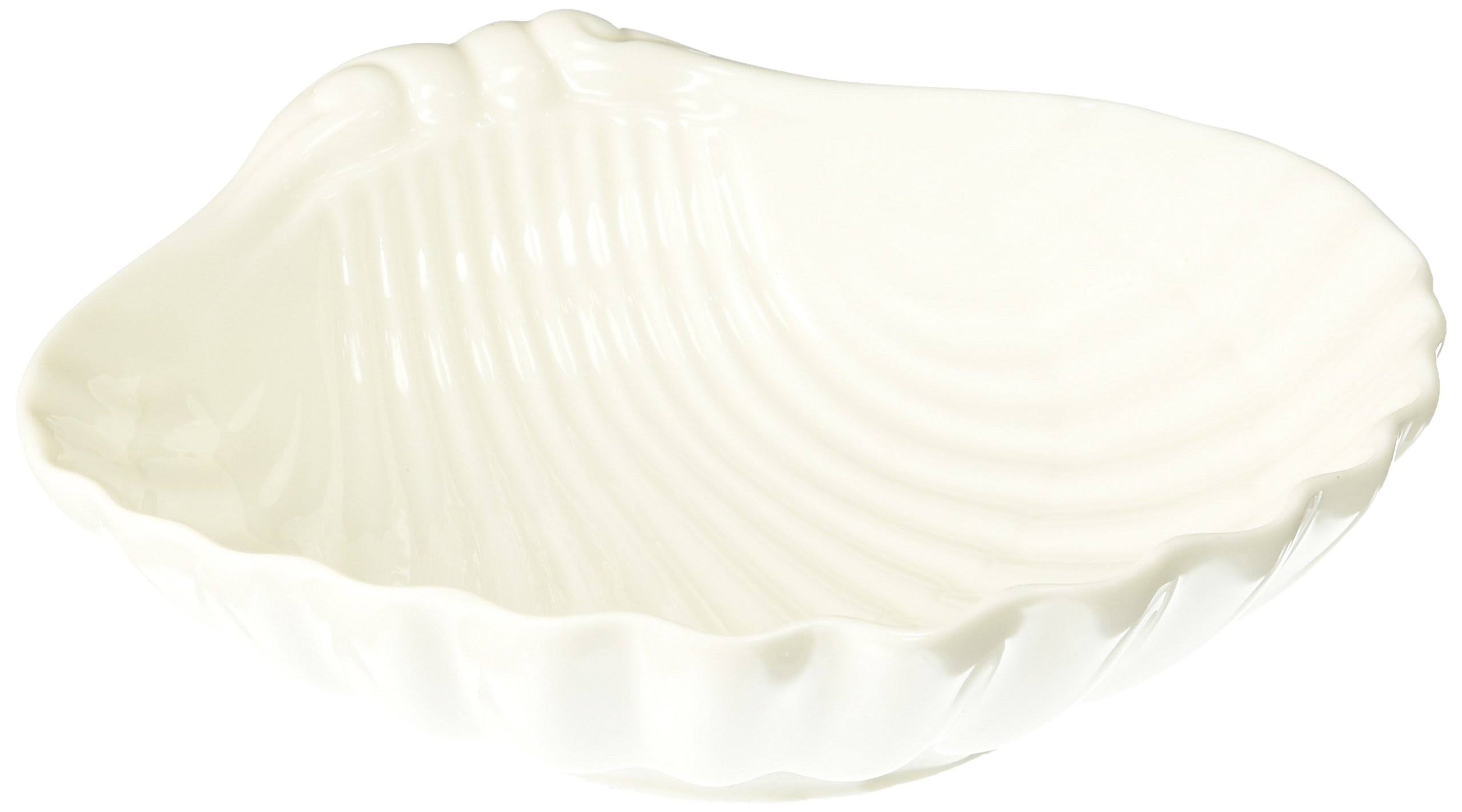 Abbott Collection Shell Shaped Soap Dish - White, 5"