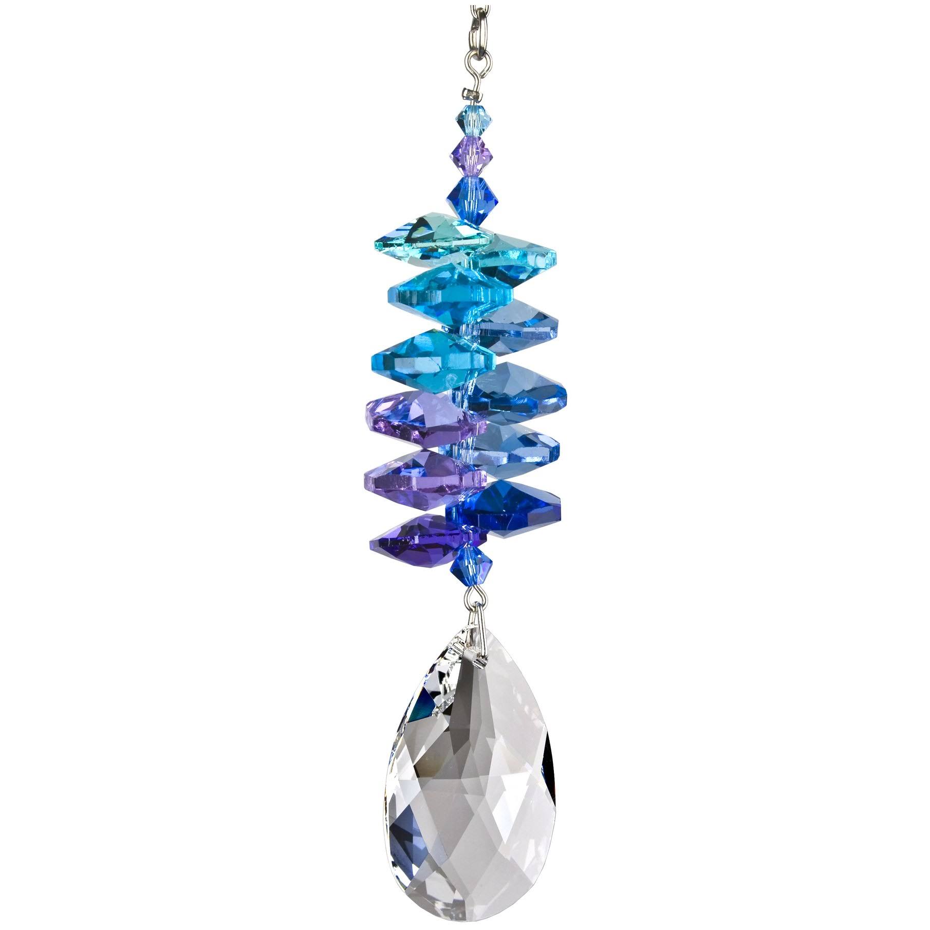 Woodstock Chimes Moonlight Cascade Almond Crystal Wind Chime