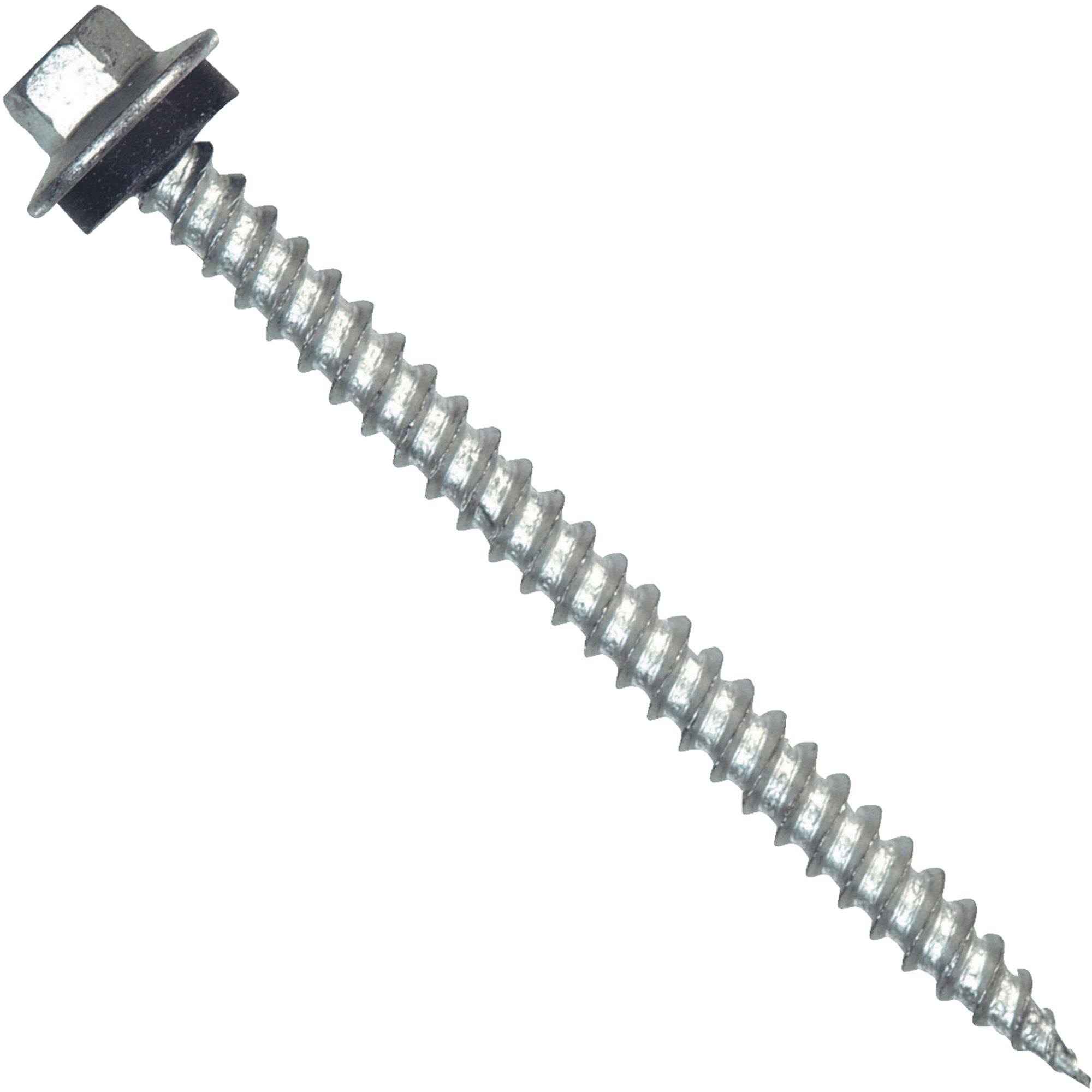 The Hillman Group Hex Washer-Head Coated Hex-Drive Deck Screws - #10 x 2-1/2in, 75pcs