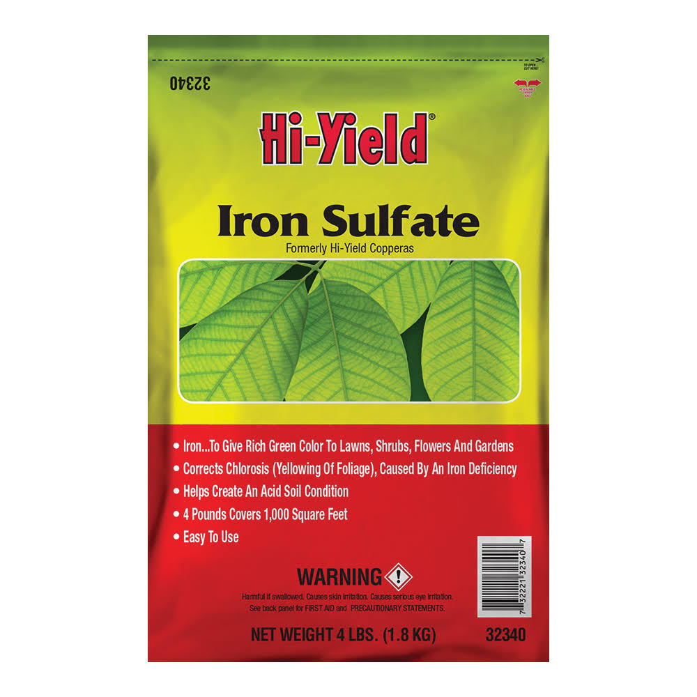 Hi-yield 32340 Iron Sulfate - 4lbs