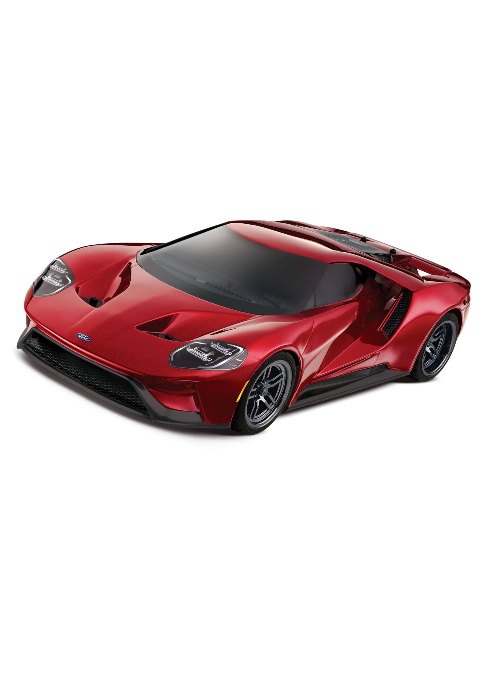 Traxxas Ford GT Awd Supercar RTR Car Model Kit - Red, 1:10 Scale