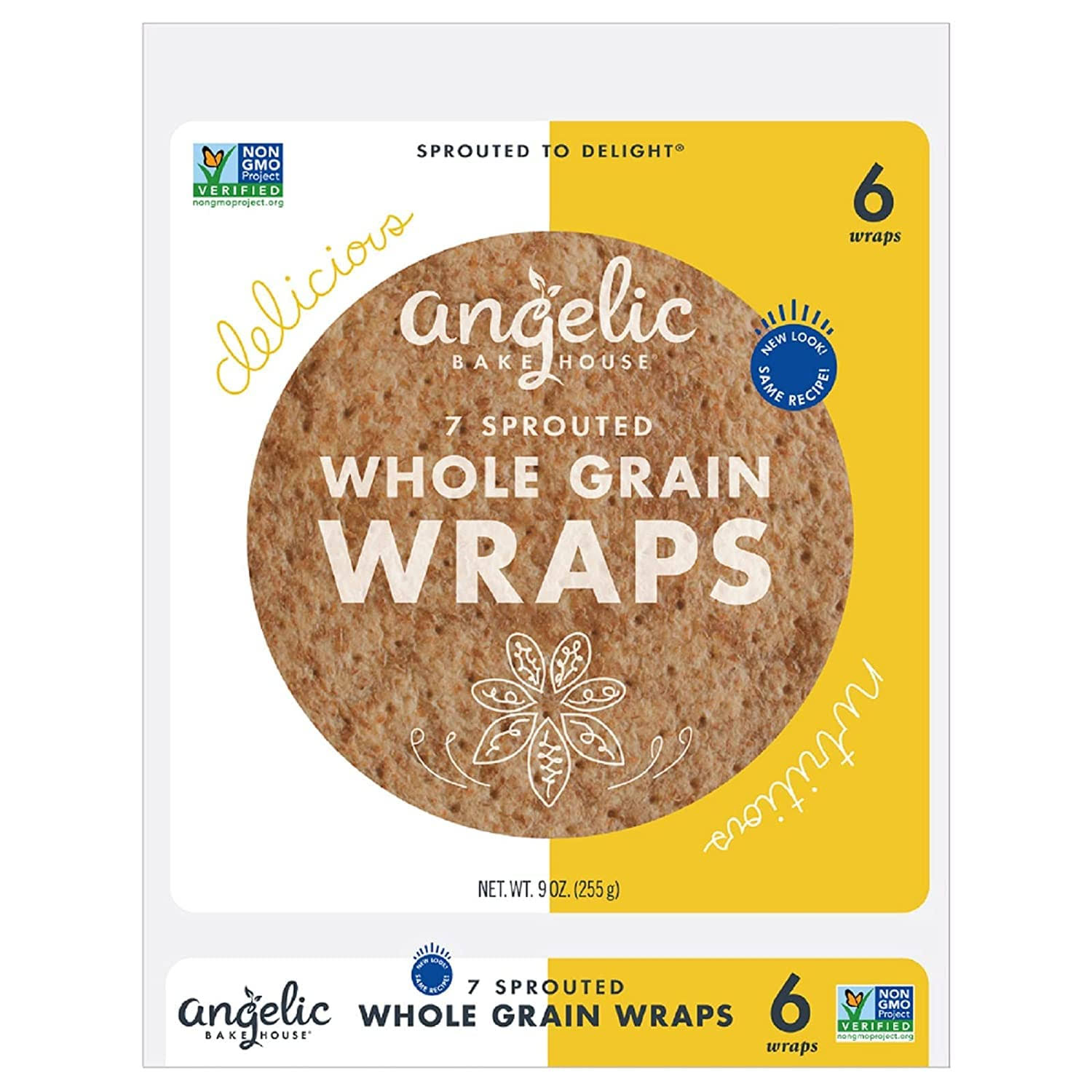 Angelic Bakehouse Sprouted Premium Wraps - 6ct