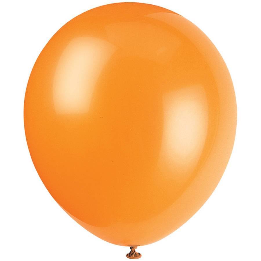 Unique Industries Latex Balloon - 12", Pumkin Orange