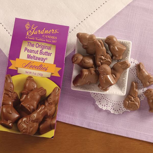 Gardner's Peanut Butter Meltaway Easter Shapes 5oz Box