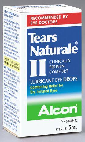 Alcon Tears Naturale II Lubricant Eye Drops - 15ml