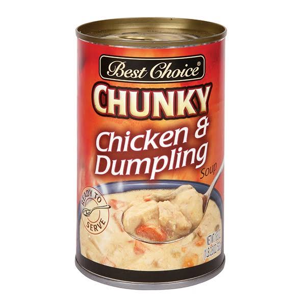 Best Choice Chunky Chicken & Dumpling Soup - 18.8 oz