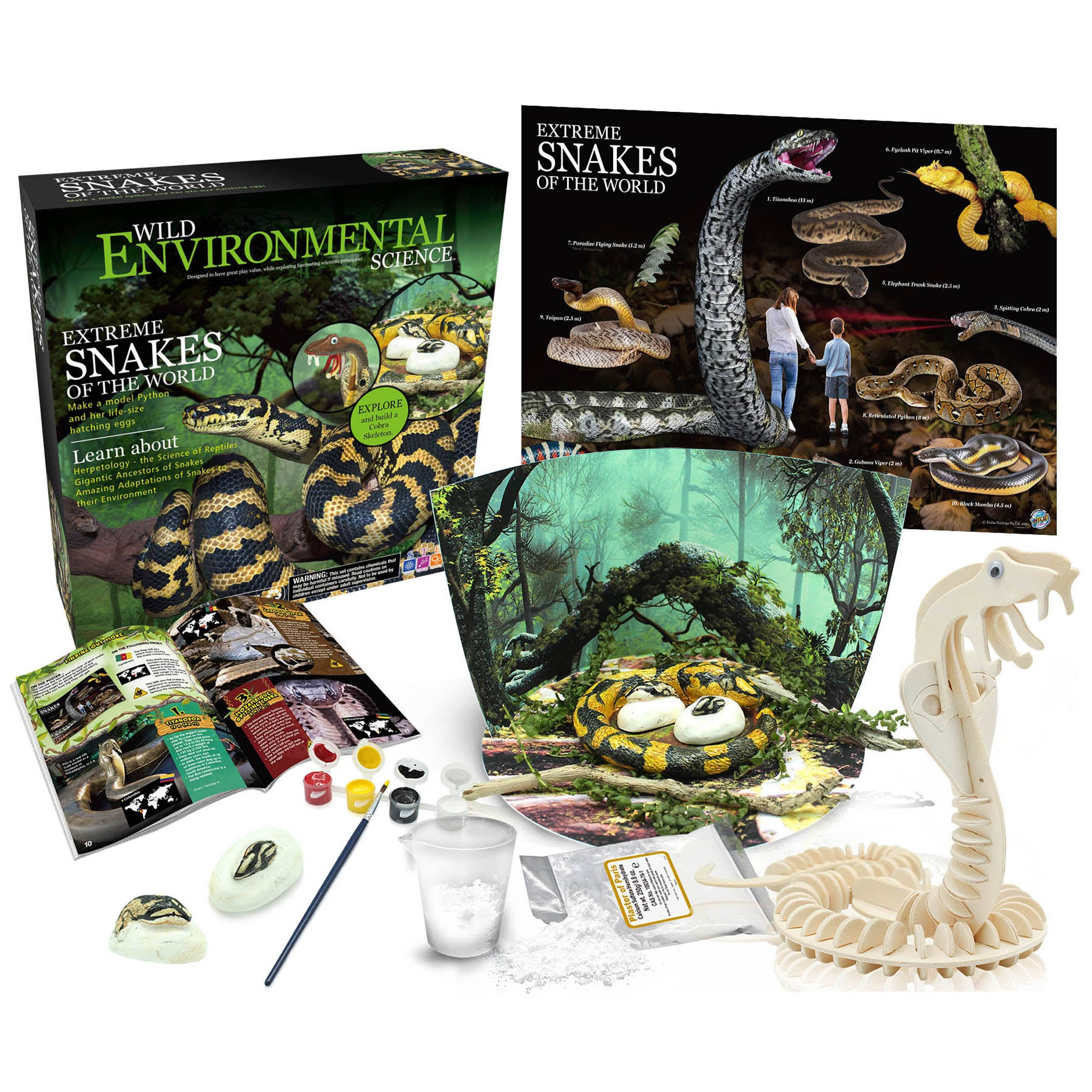 Extreme Science Kit Snakes of The World