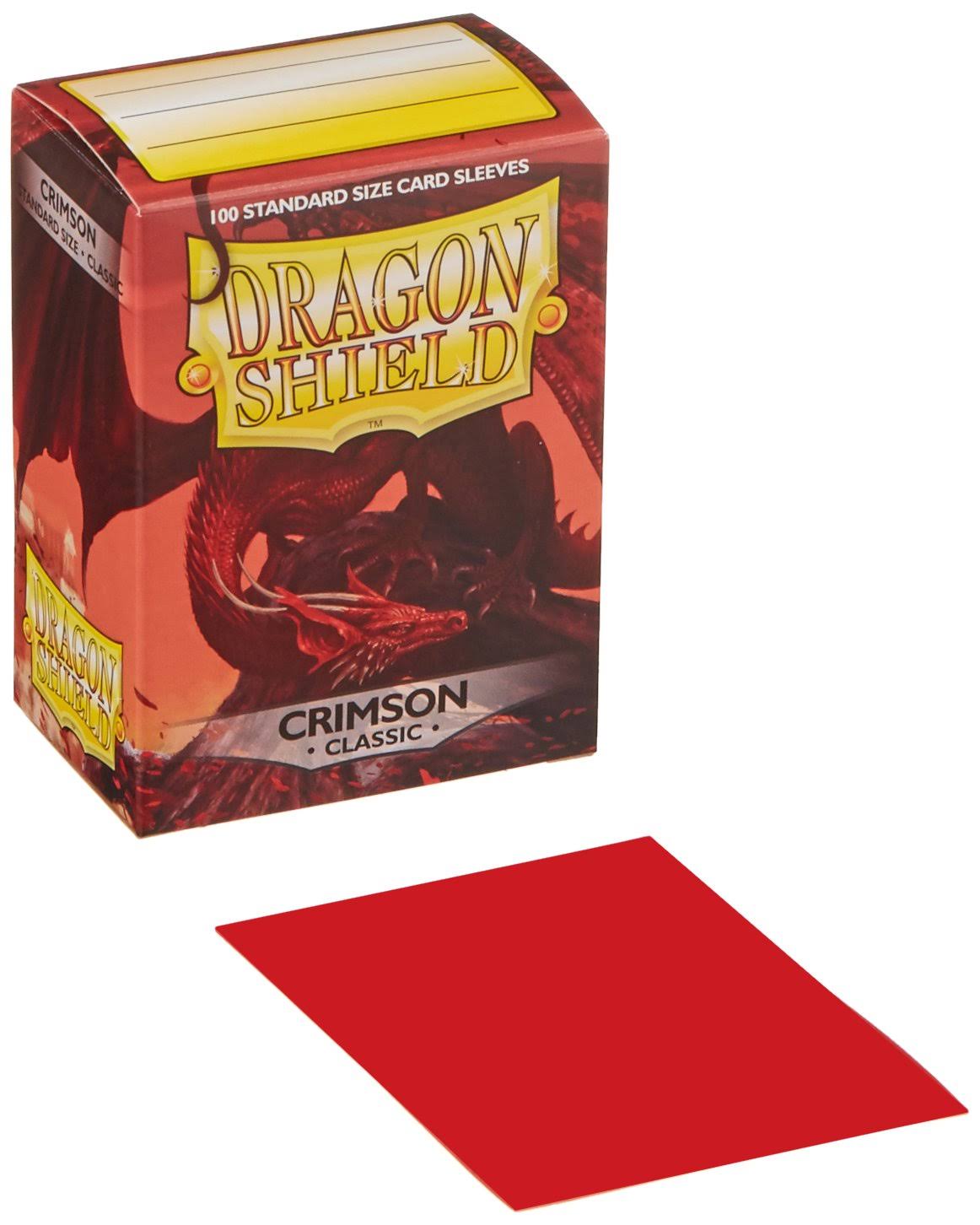 Dragon Shield Sleeves - Crimson, x100