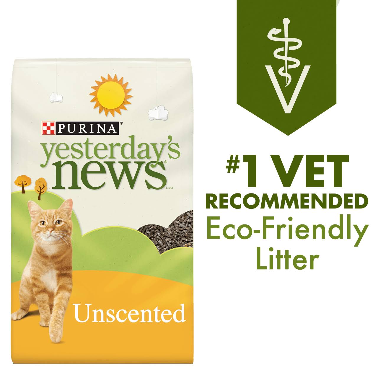 Purina Yesterday's News Cat Litter - Unscented