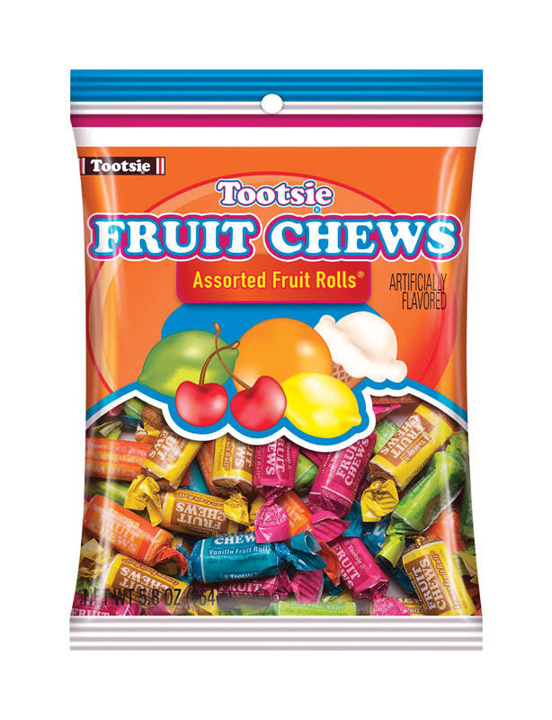 Tootsie Fruit Chews Candies - 164g